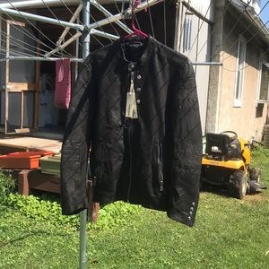 Diesel Black Leather Jacket